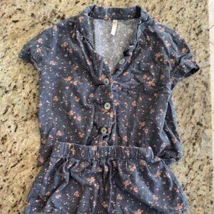 Rylee + Cru Blue Floral Set, size 2-3y